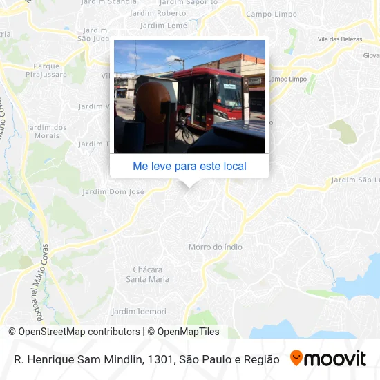 R. Henrique Sam Mindlin, 1301 mapa