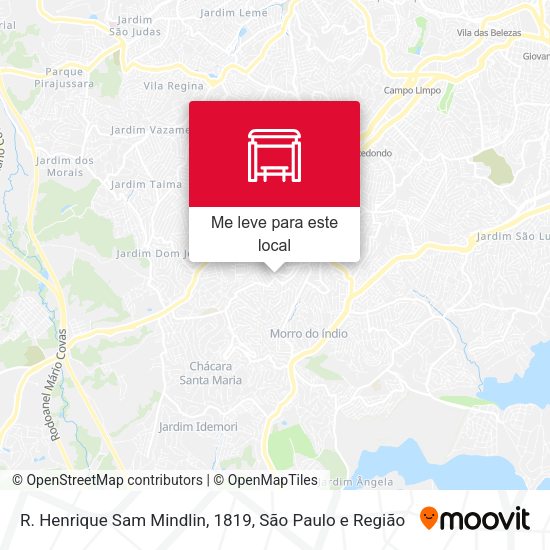 R. Henrique Sam Mindlin, 1819 mapa