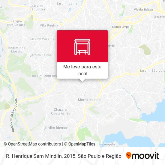 R. Henrique Sam Mindlin, 2015 mapa