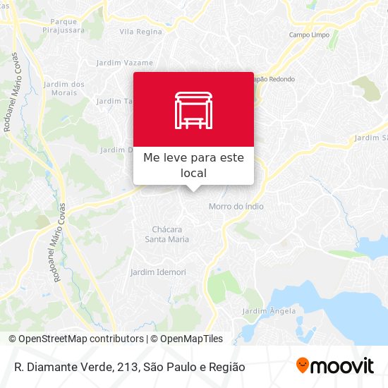 R. Diamante Verde, 213 mapa
