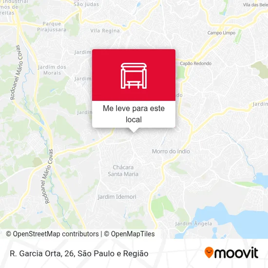 R. Garcia Orta, 26 mapa