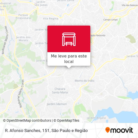 R. Afonso Sanches, 151 mapa