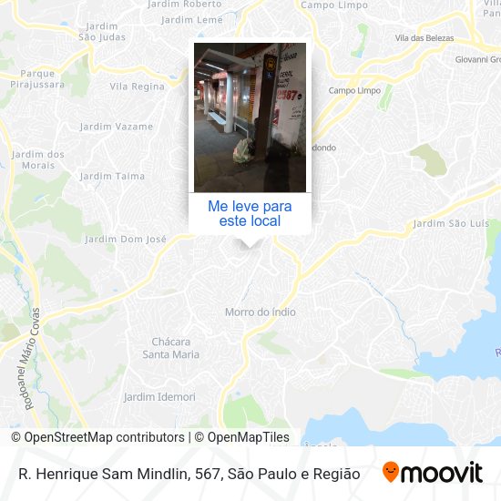 R. Henrique Sam Mindlin, 567 mapa