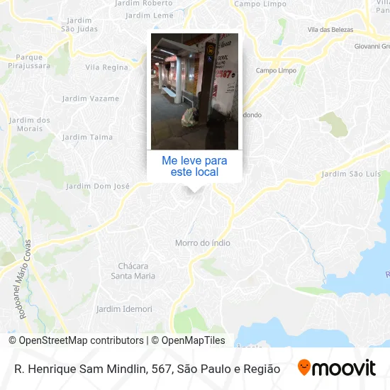 R. Henrique Sam Mindlin, 567 mapa