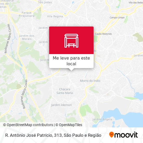 R. Antônio José Patrício, 313 mapa