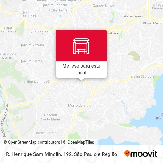 R. Henrique Sam Mindlin, 192 mapa