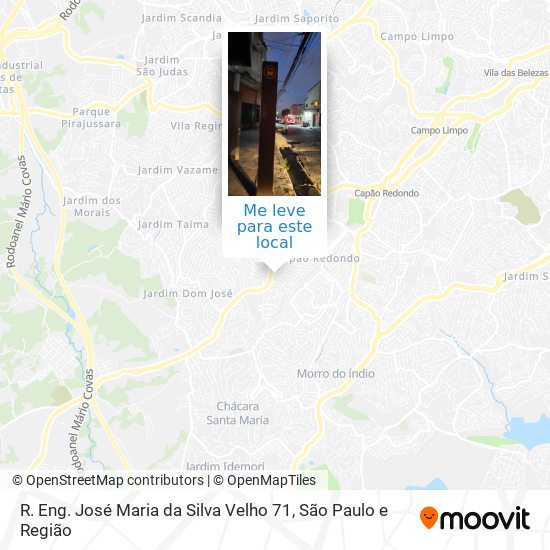 R. Eng. José Maria da Silva Velho 71 mapa