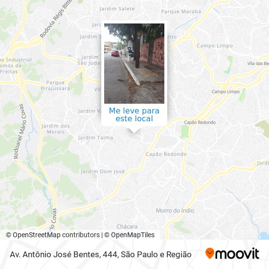 Av. Antônio José Bentes, 444 mapa