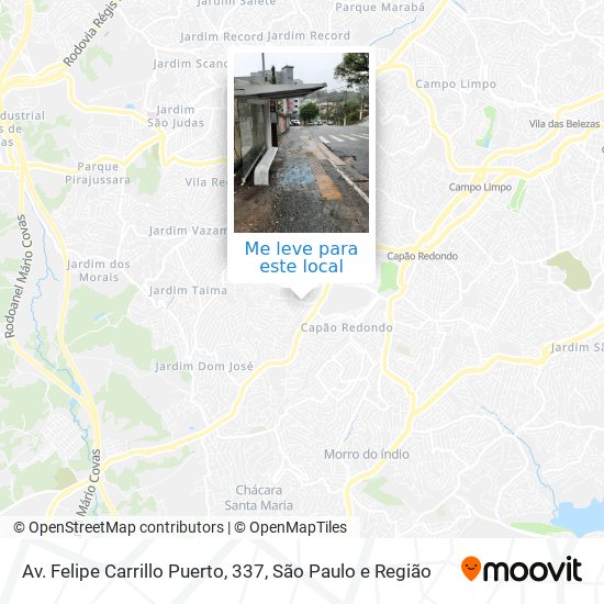 Av. Felipe Carrillo Puerto, 337 mapa