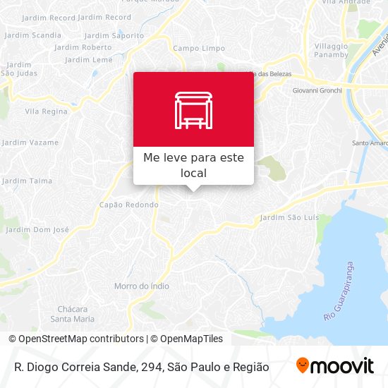 R. Diogo Correia Sande, 294 mapa