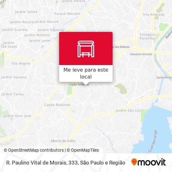 R. Paulino Vital de Morais, 333 mapa