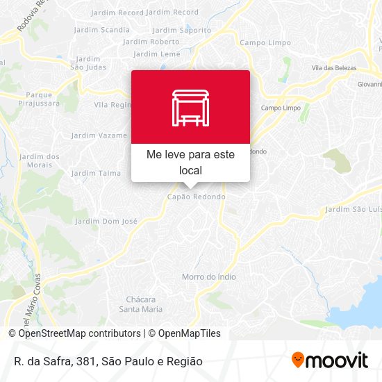 R. da Safra, 381 mapa