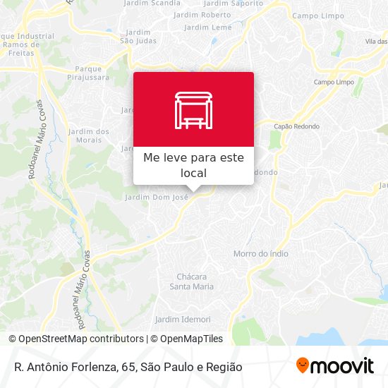 R. Antônio Forlenza, 65 mapa