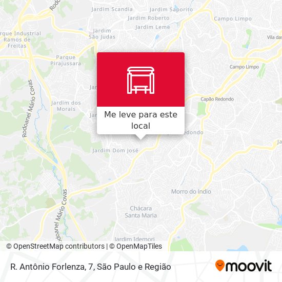 R. Antônio Forlenza, 7 mapa