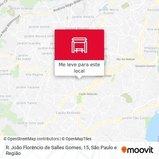 R. João Florêncio de Salles Gomes, 15 mapa