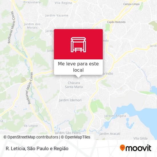 R. Letícia mapa