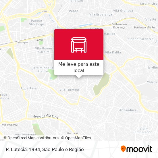 R. Lutécia, 1994 mapa