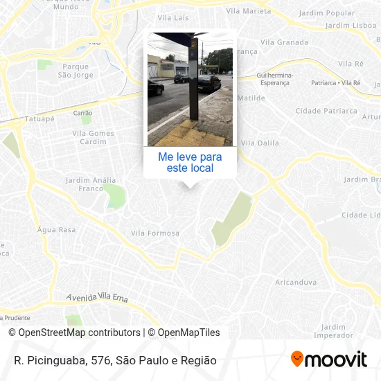 R. Picinguaba, 576 mapa