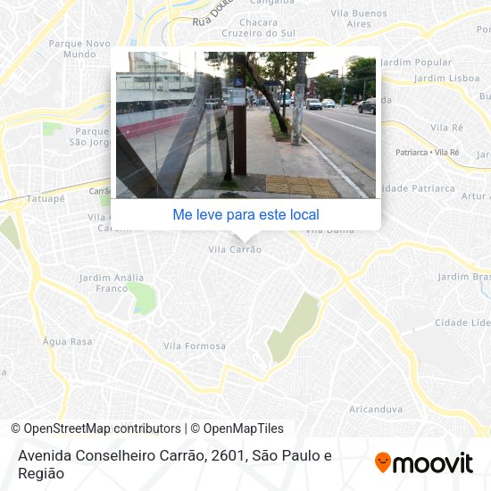 Avenida Conselheiro Carrão, 2601 mapa