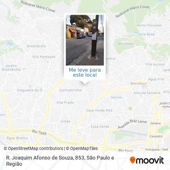 R. Joaquim Afonso de Souza, 853 mapa
