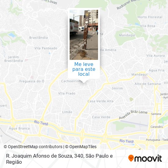 R. Joaquim Afonso de Souza, 340 mapa