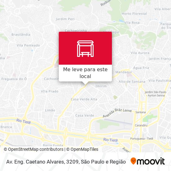 Av. Eng. Caetano Alvares, 3209 mapa
