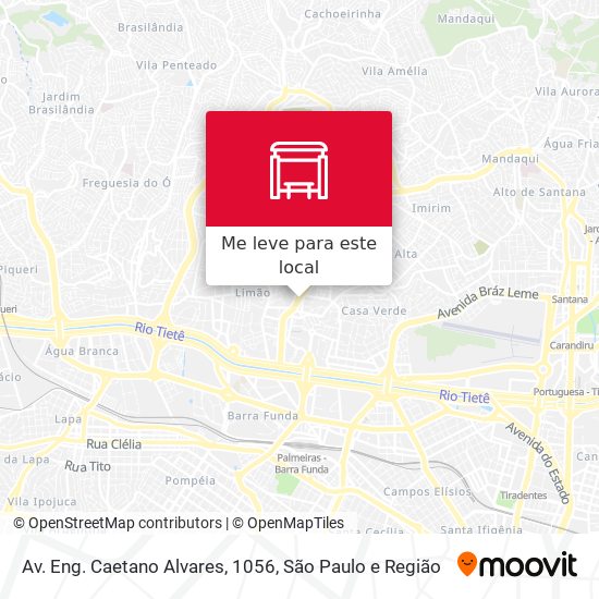 Av. Eng. Caetano Alvares, 1056 mapa