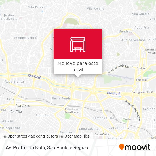 Av. Profa. Ida Kolb mapa