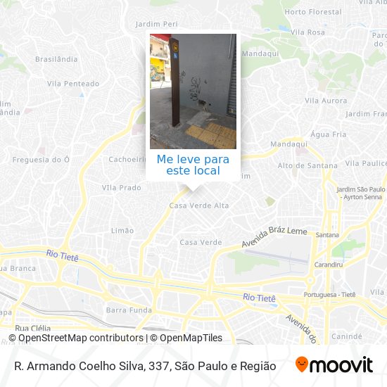 R. Armando Coelho Silva, 337 mapa