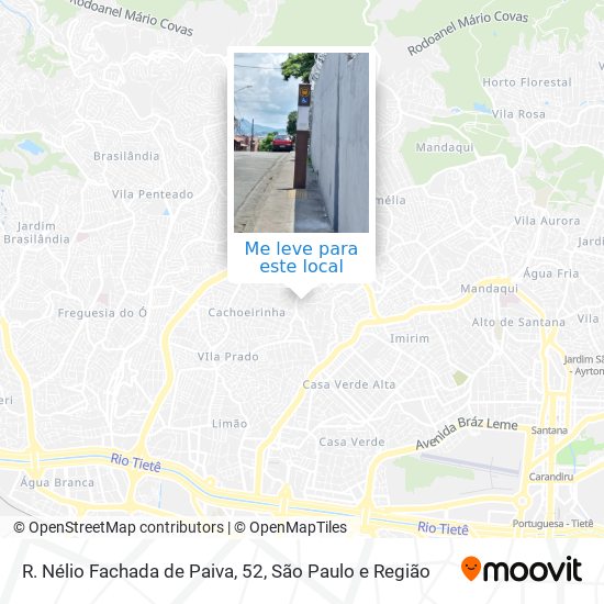 R. Nélio Fachada de Paiva, 52 mapa