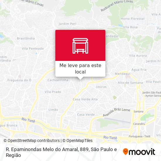 R. Epaminondas Melo do Amaral, 889 mapa
