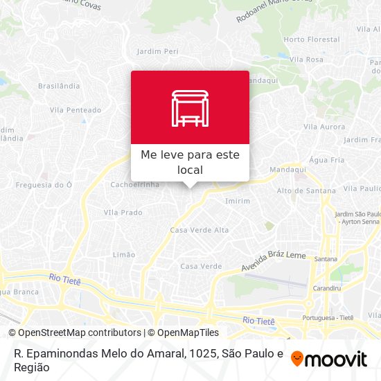 R. Epaminondas Melo do Amaral, 1025 mapa