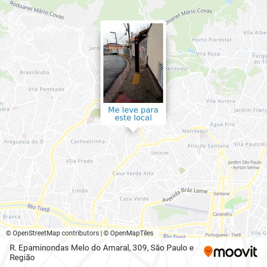 R. Epaminondas Melo do Amaral, 309 mapa