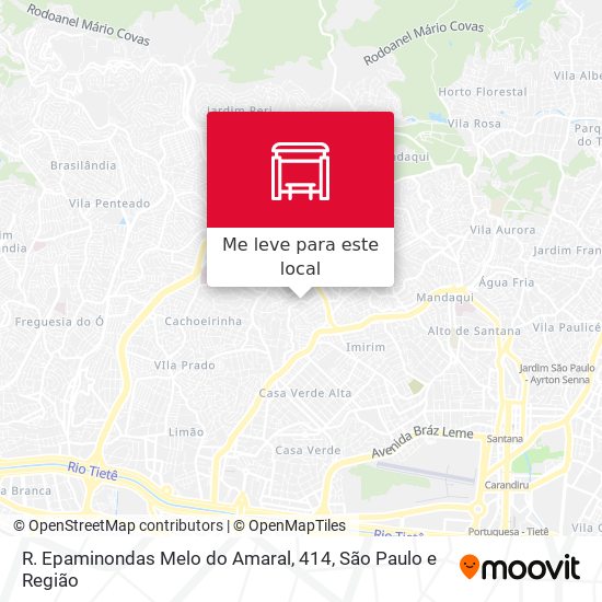R. Epaminondas Melo do Amaral, 414 mapa