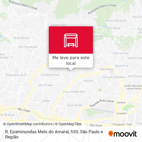 R. Epaminondas Melo do Amaral, 550 mapa