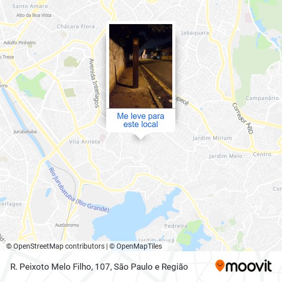 R. Peixoto Melo Filho, 107 mapa