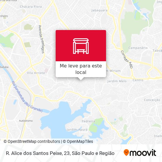 R. Alice dos Santos Peixe, 23 mapa