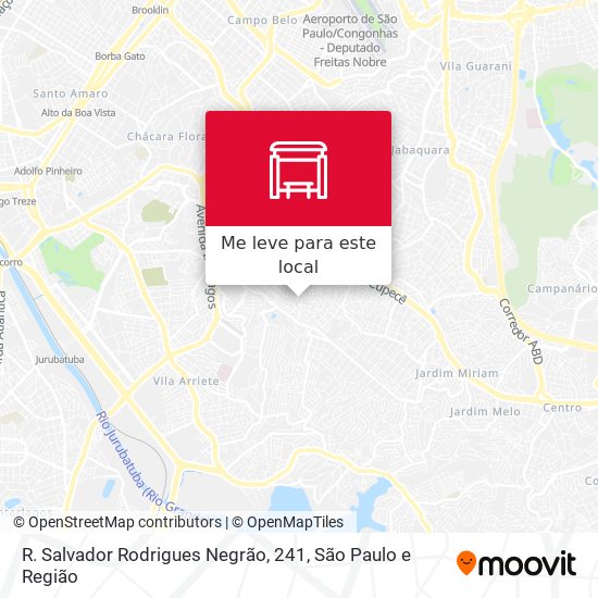 R. Salvador Rodrigues Negrão, 241 mapa