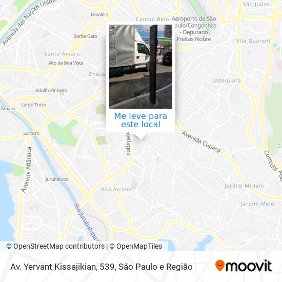 Av. Yervant Kissajikian, 539 mapa