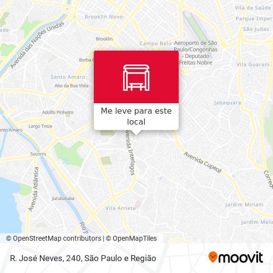 R. José Neves, 240 mapa