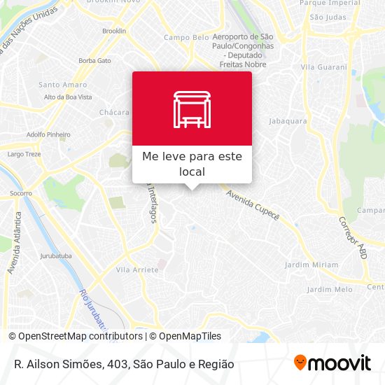 R. Ailson Simões, 403 mapa