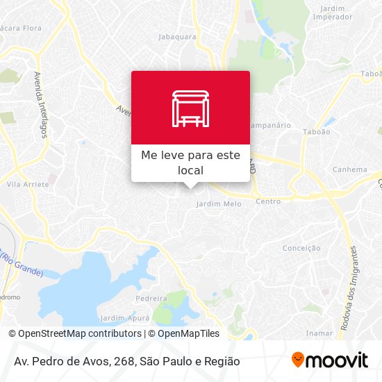 Av. Pedro de Avos, 268 mapa