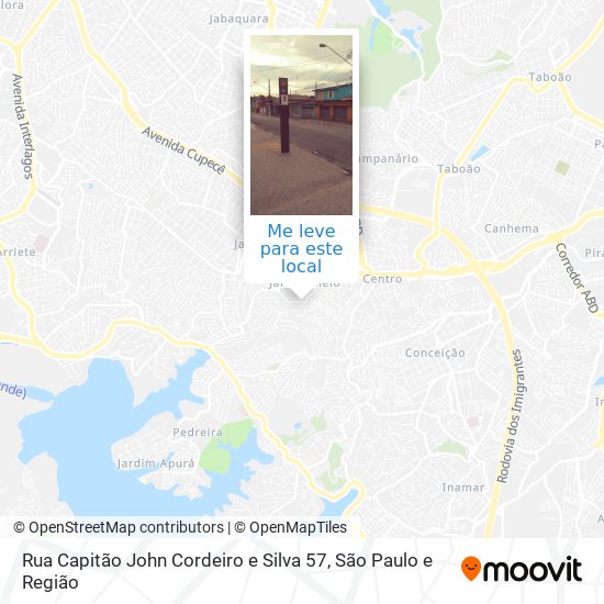 Rua Capitão John Cordeiro e Silva 57 mapa