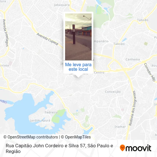 Rua Capitão John Cordeiro e Silva 57 mapa