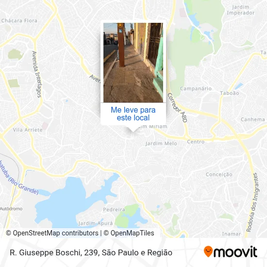 R. Giuseppe Boschi, 239 mapa