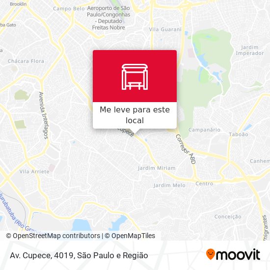 Av. Cupece, 4019 mapa