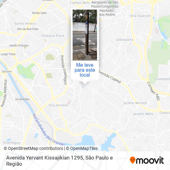 Avenida Yervant Kissajikian 1295 mapa