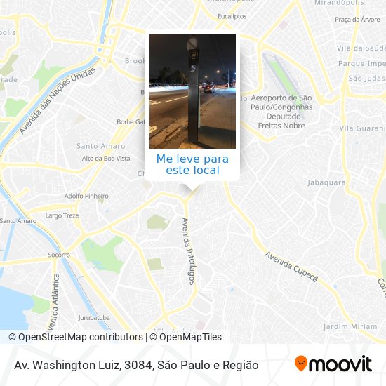 Av. Washington Luiz, 3084 mapa