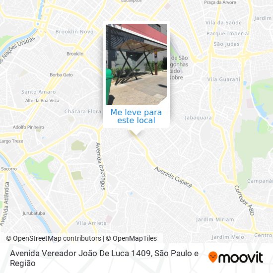 Avenida Vereador João De Luca 1409 mapa
