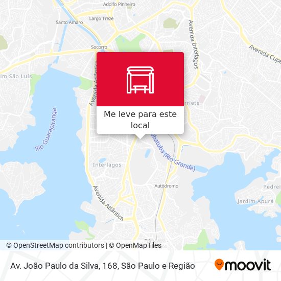 Av. João Paulo da Silva, 168 mapa